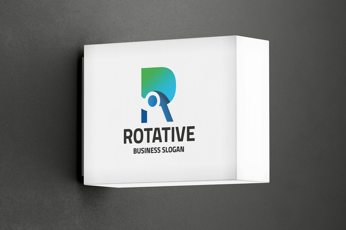 Rotative R Letter Logo, a Branding & Logo Template by Design_Planet (Photo 3 of 4)