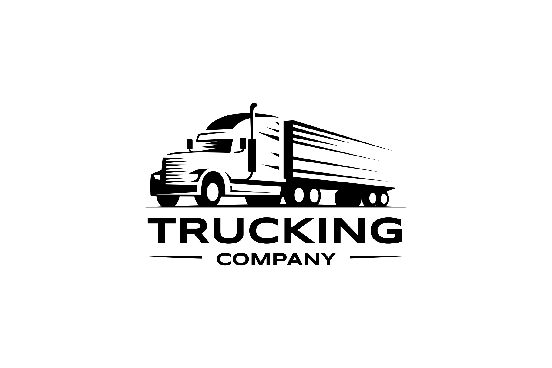 Truck trucking cargo logo vector, a Branding & Logo Template by vastard