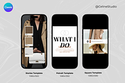 LUXE NOIR - Personal Branding Canva, a Social Media Template by Celine Studio (Thumbnail 3 of 7)