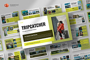 Travel Agency Powerpoint Template, a Presentation Template by fluffstudio (Thumbnail 1 of 4)