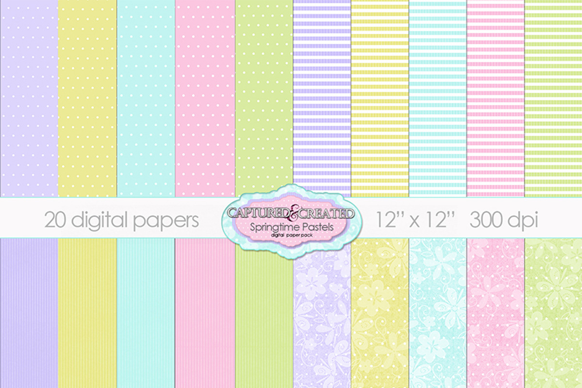 Mega Springtime Pastel Collection preview 3