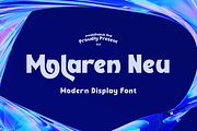 Molaren Neu, a Sans Serif Font by madeDeduk (Thumbnail 1 of 8)
