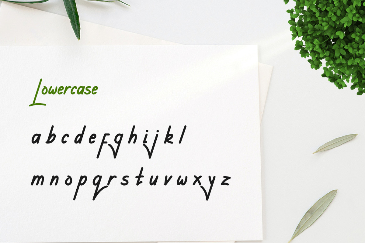 Nayuki Bentyahi - Handwritten Font, a Handwritten Font by ENATIVE (Photo 3 of 5)