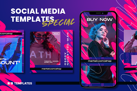 Social Media Template, a Social Media Template by Haws.std