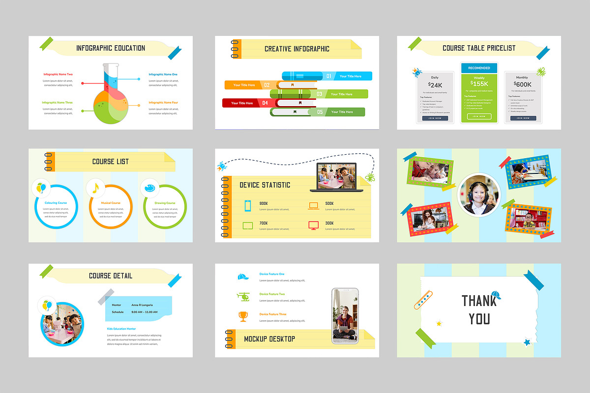 Schoolab - Presentation Template, a Presentation Template by TMint Creative