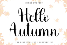 Hello Autumn