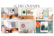 Set Realistic trendy frame mockup, a Product Mockup by N digital designs (Thumbnail 7 of 7)