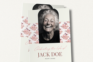 Funeral Program Template Set I Canva