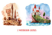 Old Fairy Tale - Watercolor Clip Art, an Animal Illustration by Mashamashastu (Thumbnail 8 of 16)