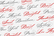 Bonthing Calligraphy, a Script Font by madeDeduk (Thumbnail 5 of 9)