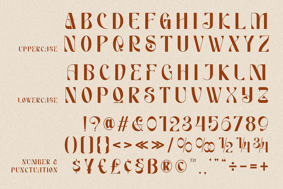 Clamerine a Classic Stylish Font, a Sans Serif Font by Blankids Studio (Photo 3 of 10)