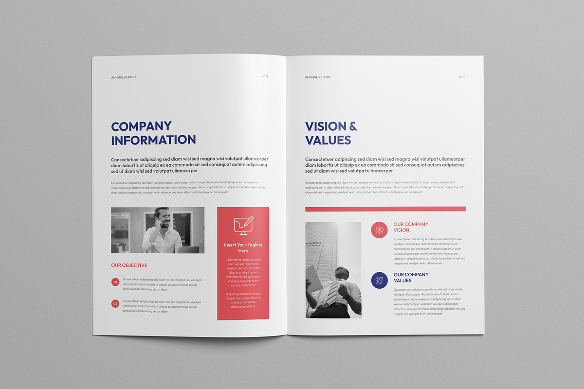 Annual Report, a Brochure Template by Pixelpick (Photo 3 of 9)