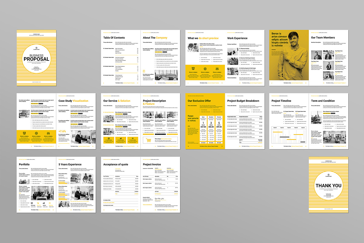 Business Proposal Template, a Brochure Template by ElvinPrint (Photo 9 of 9)