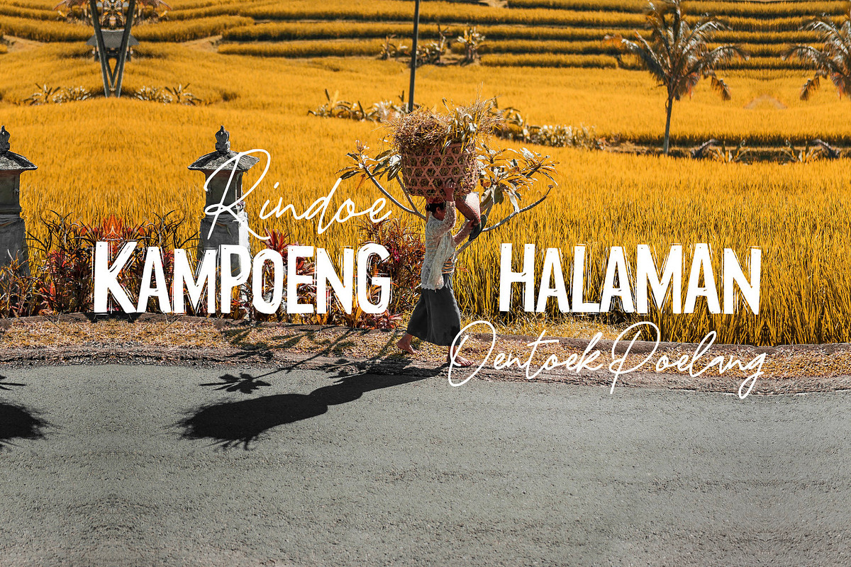 Tjoekil Kajoe - Vernacular Type, a Sans Serif Font by ikiiko (Photo 3 of 8)