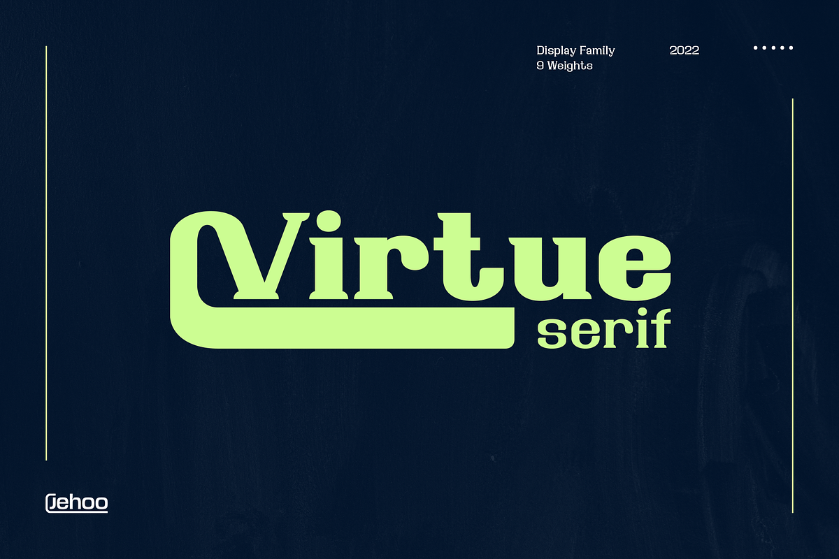 Virtue Serif Family, a Serif Font by Jehoo Creative (Photo 1 of 10)