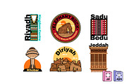 Saudi Arabia Badge Collection, an Object Graphic by MISS CHATZ (Thumbnail 2 of 3)