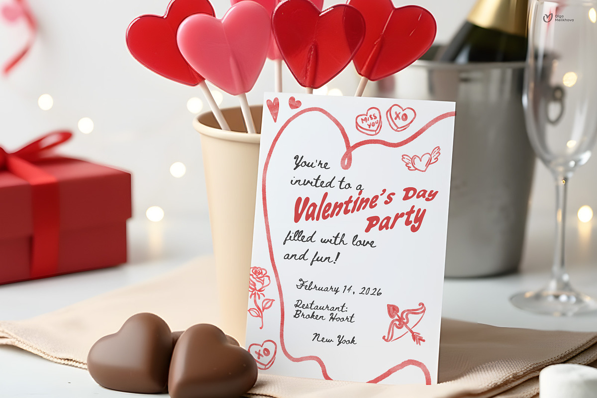 Valentine’s Day Clipart Bundle, a Graphic by ollalya (Photo 6 of 9)