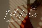 Fettina Stylish Handwritten Font, a Handwritten Font by RantautypeStudio (Thumbnail 1 of 15)