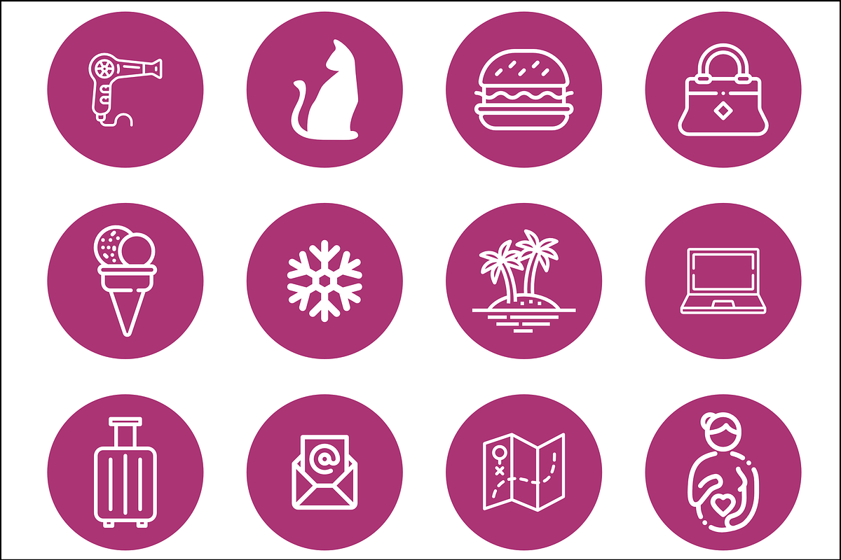 Instagram Story Highlight Icons, a Social Media Template by LeArt (Photo 2 of 3)