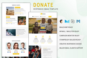 Donate - Responsive Email Template