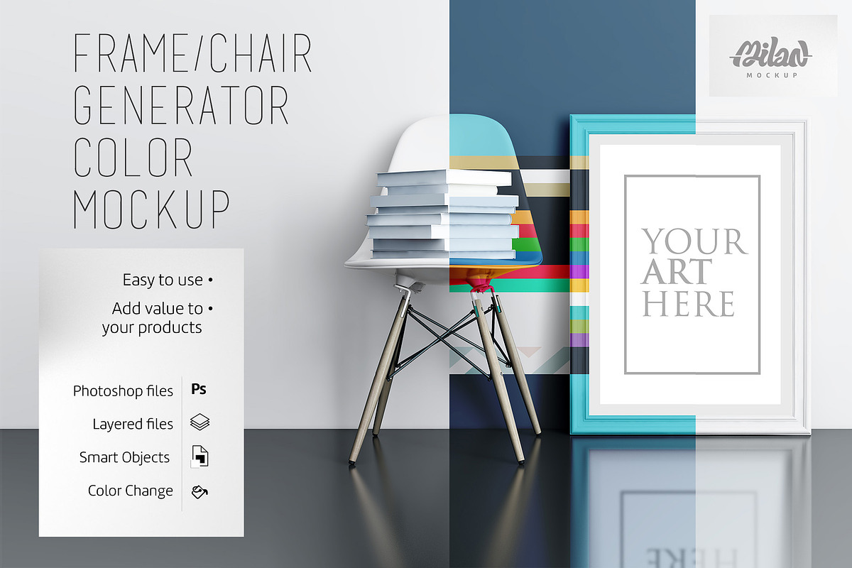 Frame Mockup Generator, a Mockup by Milan Mockup (Photo 1 of 20)