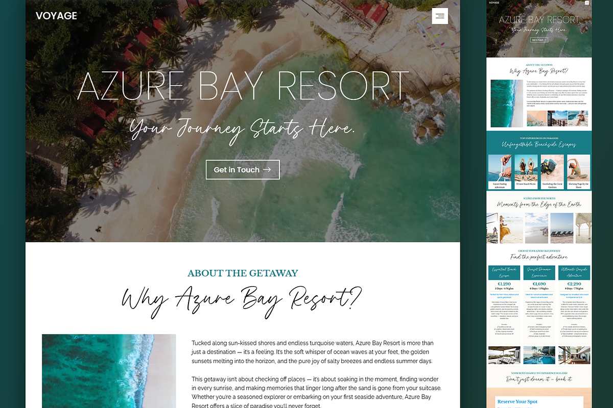Resort - Wix Studio Website preview 8