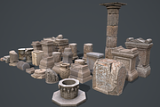 Roman Greek Objects Big Pack, an Architecture 3D Model by Beatheart Creative Studio (Thumbnail 6 of 6)