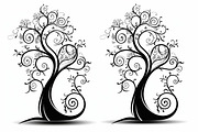 Tree Laser Cut Bundle | Decorative, a Graphic by Designs_River (Thumbnail 6 of 12)