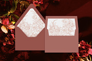 Floral Envelope Liner Template, an Invitation Template by Shwet Art (Thumbnail 2 of 6)