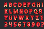 Retro circus alphabet design, an Object Graphic by RevelStockart (Thumbnail 4 of 6)