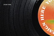 Retro music packaging mockup, a Packaging Mockup by MixedArt (Thumbnail 5 of 8)