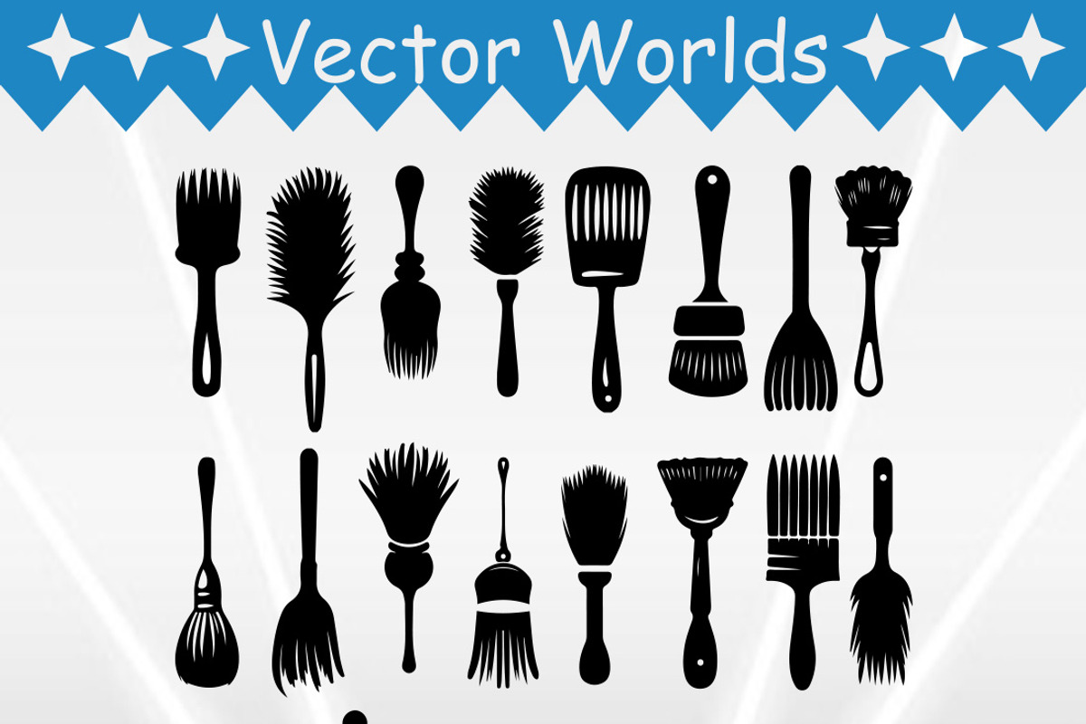 Basting Brush SVG, Basting Brush SVG, an Object Graphic by VectorWorlds (Photo 2 of 3)