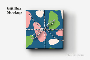 Gift Box Mockup