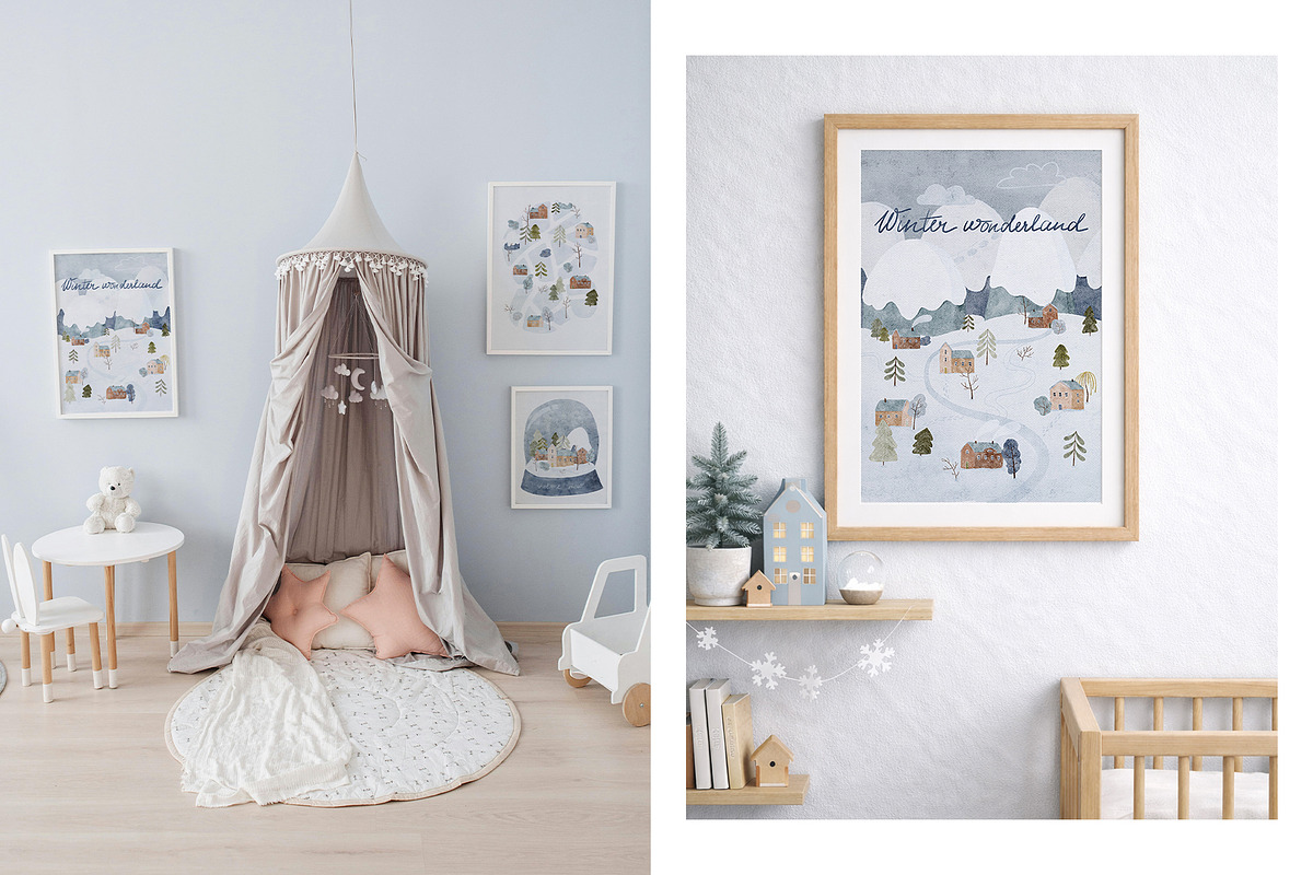 Winter Wonderland | Illustrations, a Decorative Illustration by OkPen (Photo 6 of 13)