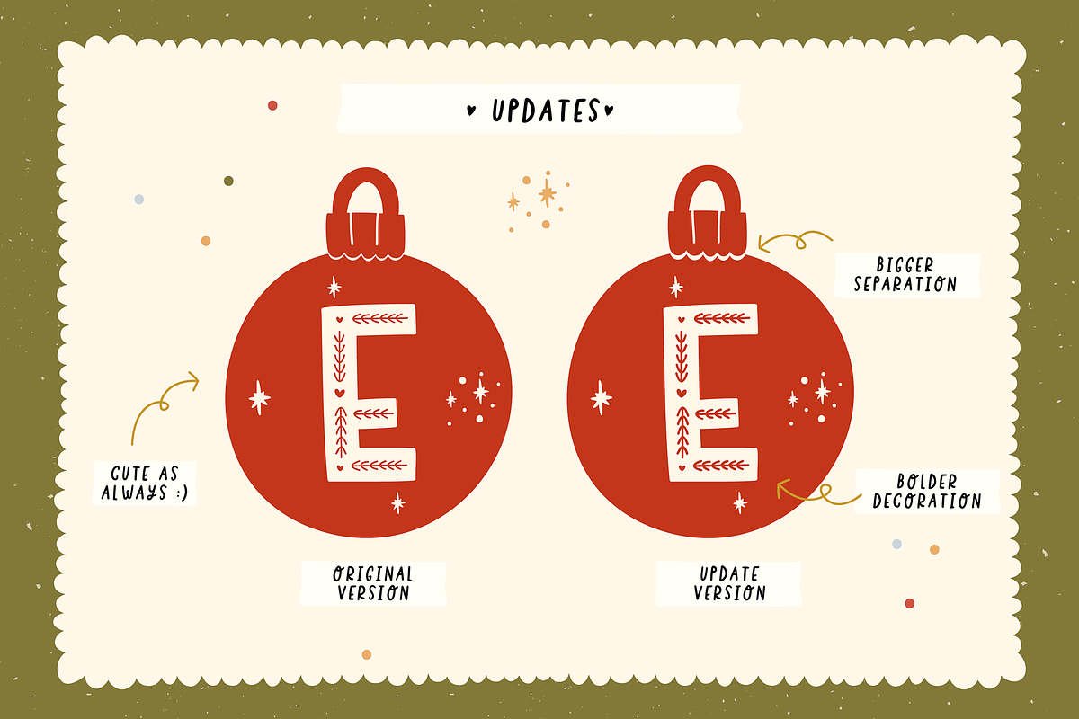 DEAR XMAS, a Font by Maria Feliz Fonts (Photo 8 of 11)