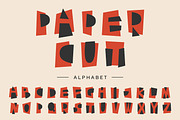Minimal Paper Cut Collage Alphabet, an Object Graphic by C Design Studio (Thumbnail 1 of 8)