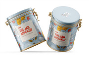 Tin Jar With Locking Lid Mockup, a Cups & Container Mockup by Ram Studio LLC (Thumbnail 14 of 14)
