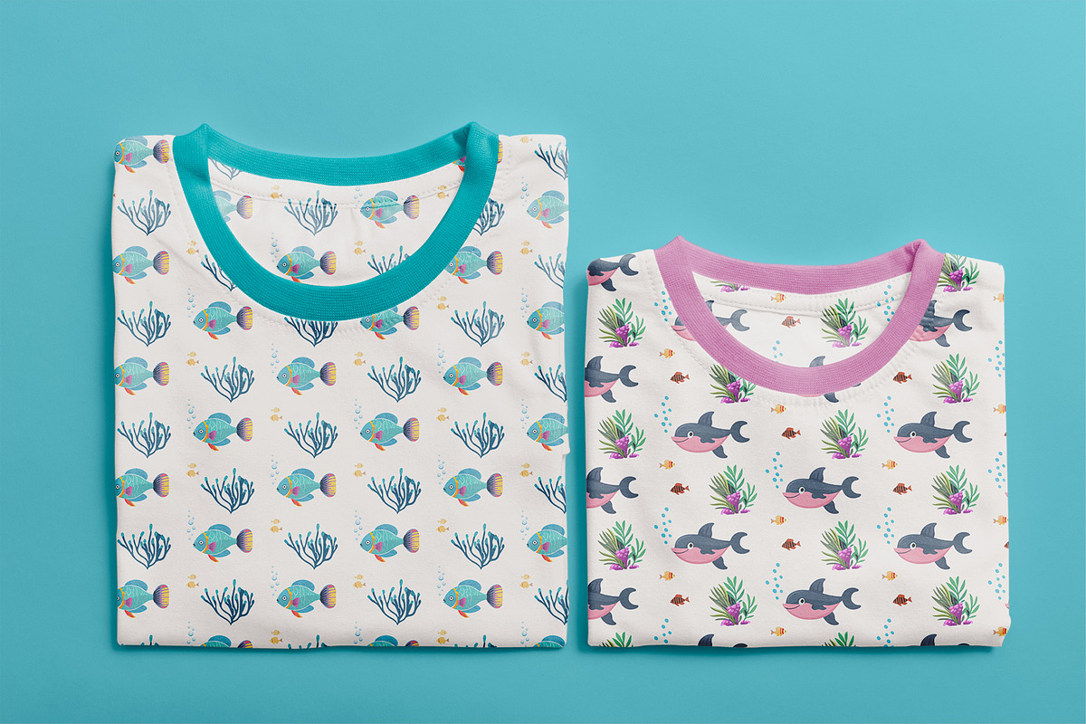 Cute fish and sealife design bundle, an Object Graphic by Doodle emporium (Photo 6 of 11)