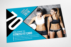 Fitness Salon Postcard