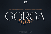 Gorga Type - Elegant Serif Typeface, a Serif Font by VP Fonts (Thumbnail 1 of 18)