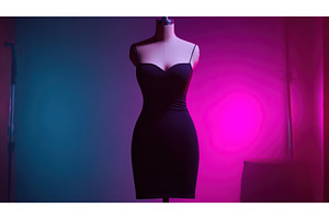 Elegant Black Dress on Mannequin, a Beauty & Fashion Photo by Lermont51