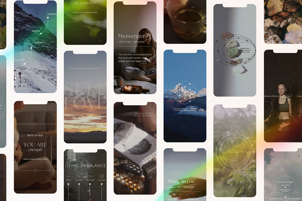 Spiritual Coach Canva Reel Bundle, a Social Media Template by The Flossy Finch (Photo 5 of 10)