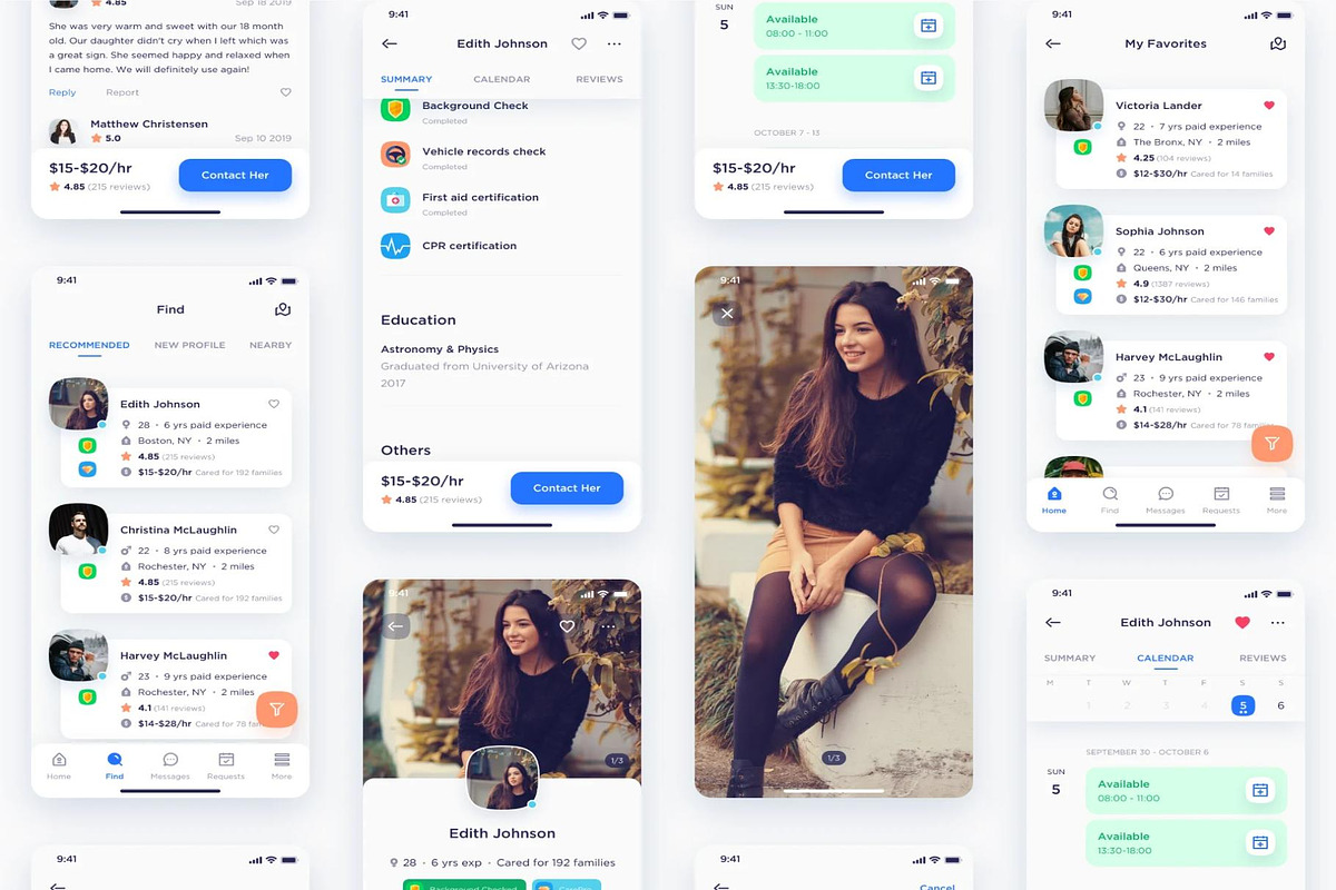 Caren - For Family iOS UI Kit, an UI Kit Template by Creative Perspective (Photo 8 of 10)