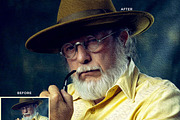 Tritone Oil Painting Ps Action, an Action Add-On by Studio Retouch (Thumbnail 3 of 13)