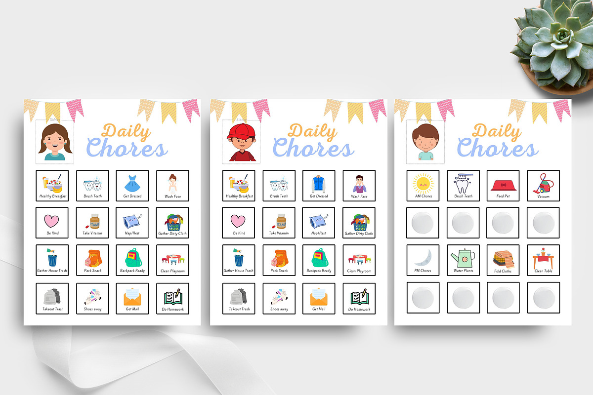 Editable Canva Kids Chora Chart Icon, a Stationery Template by Ultimate Template Shop (Photo 2 of 5)