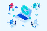 Isometric Web Illustrations, a Templates & Theme by alexdndz (Thumbnail 30 of 31)