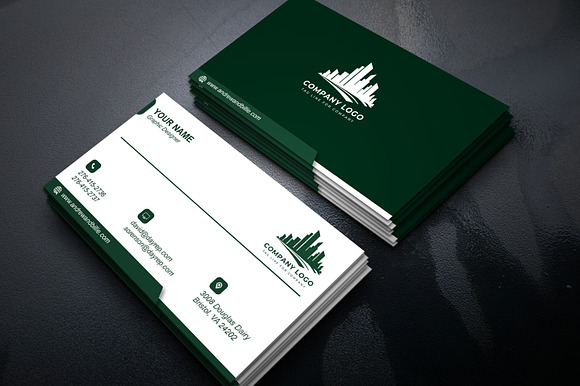Minimal Realtor Broker Card PSD preview 7