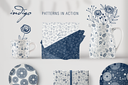 Indigo Seamless Patterns, a Pattern Graphic by Tkoko vectors & patterns (Thumbnail 16 of 16)