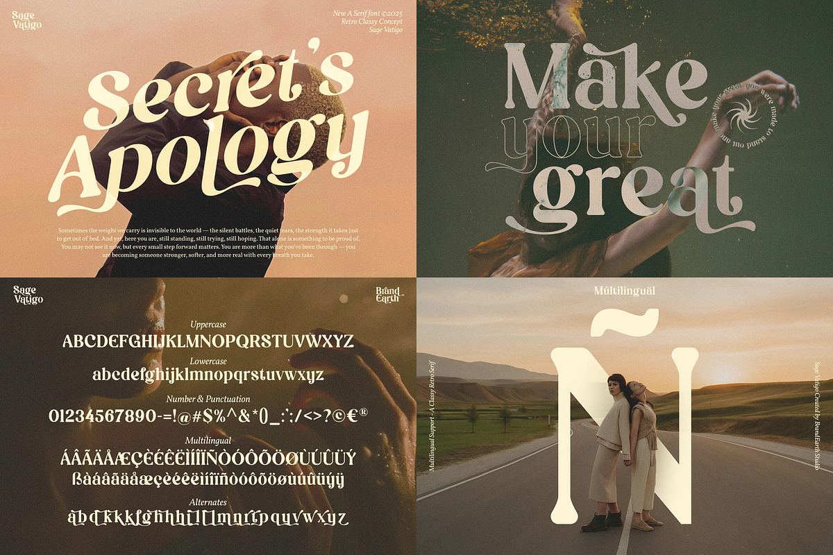 Elegant Serif – 8 Font Bundle, a Serif Font by Brand Earth (Photo 8 of 10)