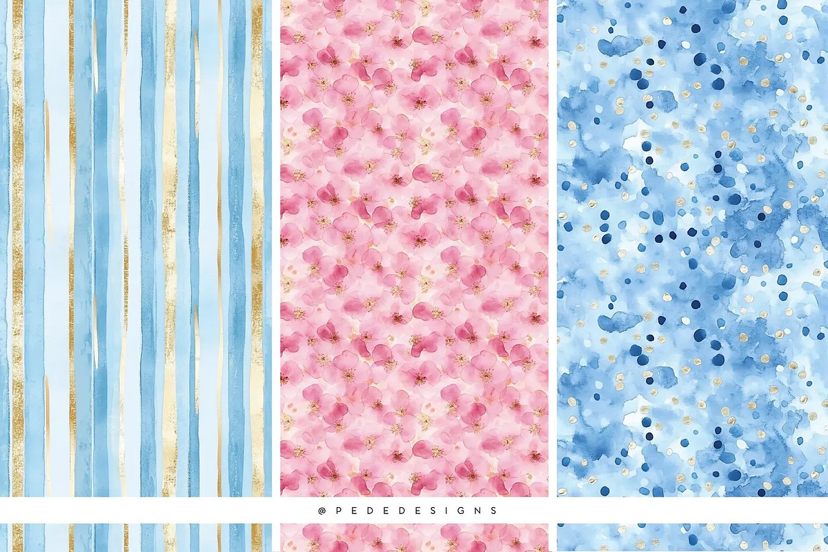 Preppy Glam, a Decorative Illustration by PeDe Designs (Photo 11 of 12)